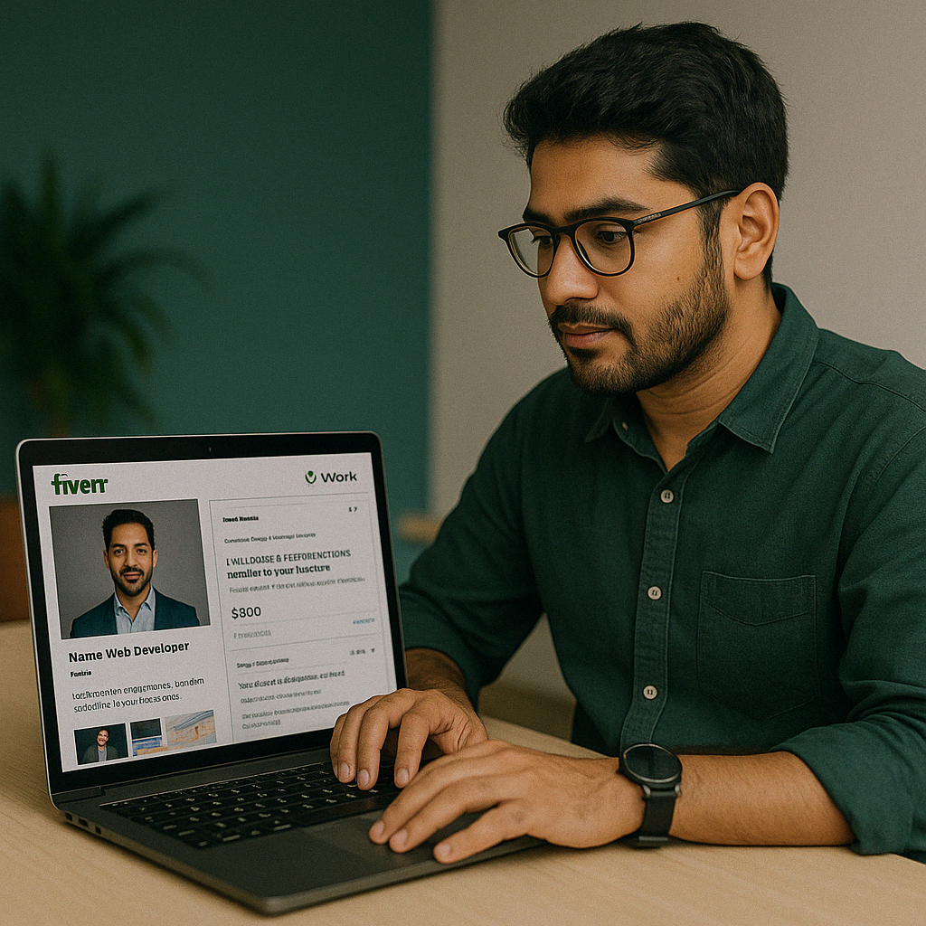 Fiverr Upwork profile setup