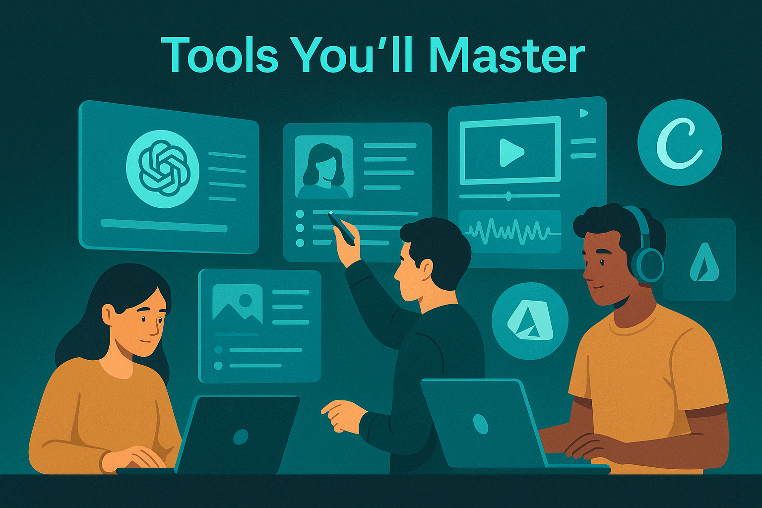 AI tool interface