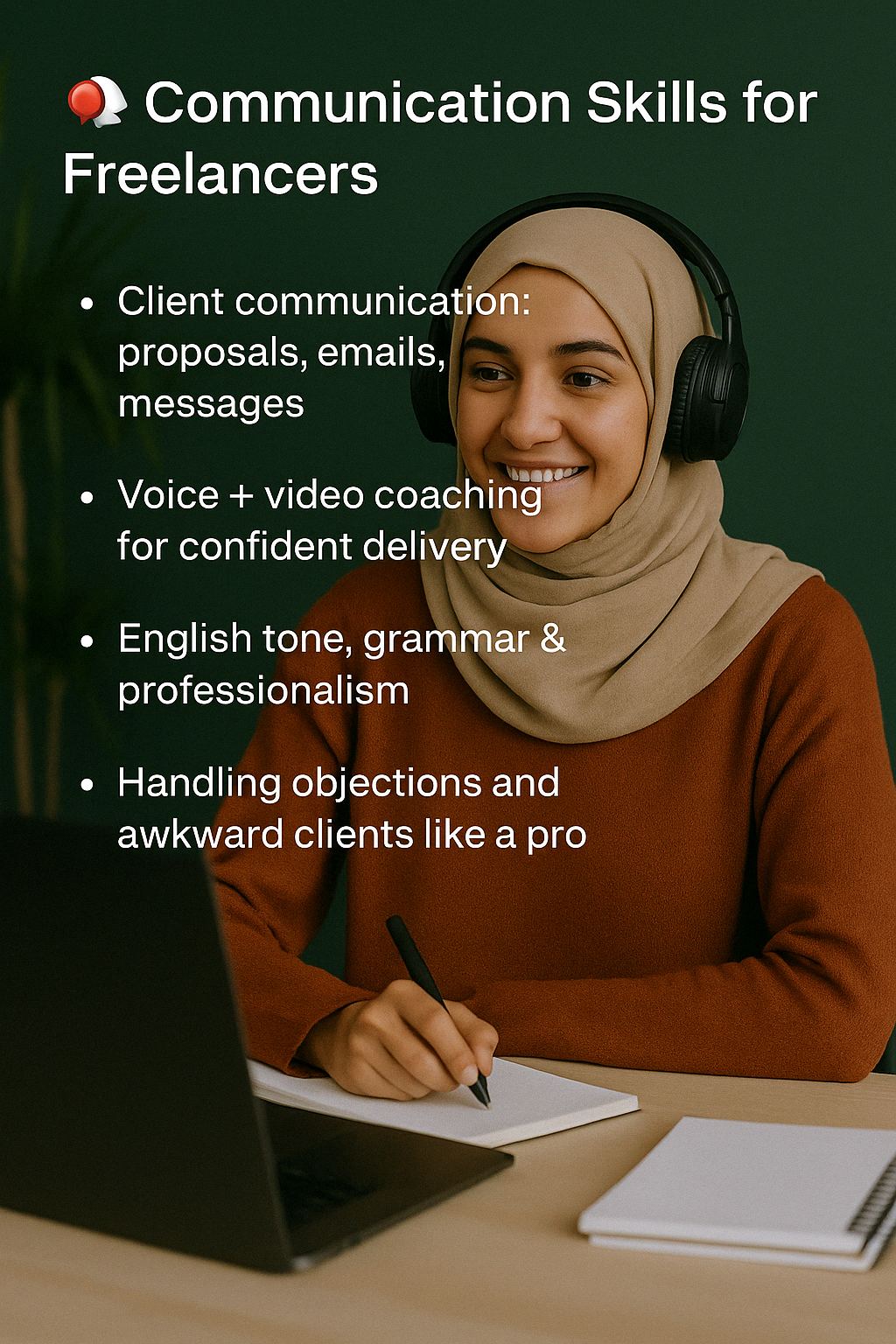 Freelancer communication graphic